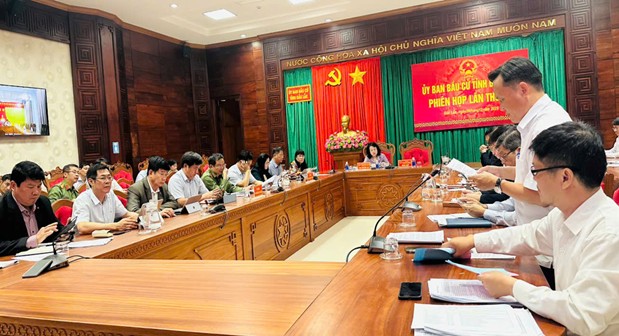 Uỷ ban bầu cử tỉnh tổ chức phiên họp lần thứ 3