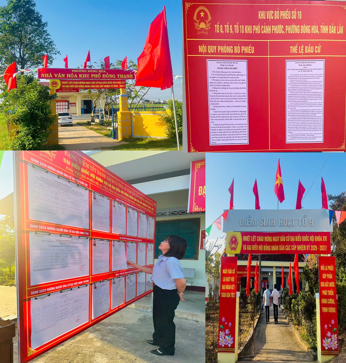 Sở Nội vụ tỉnh Đắk Lắk tổ chức đoàn kiểm tra, hướng dẫn nghiệp vụ công tác bầu cử đại biểu Quốc hội khóa XVI và đại biểu Hội đồng nhân dân các cấp nhiệm kỳ 2026–2031 một số xã, phường trên địa bàn tỉnh