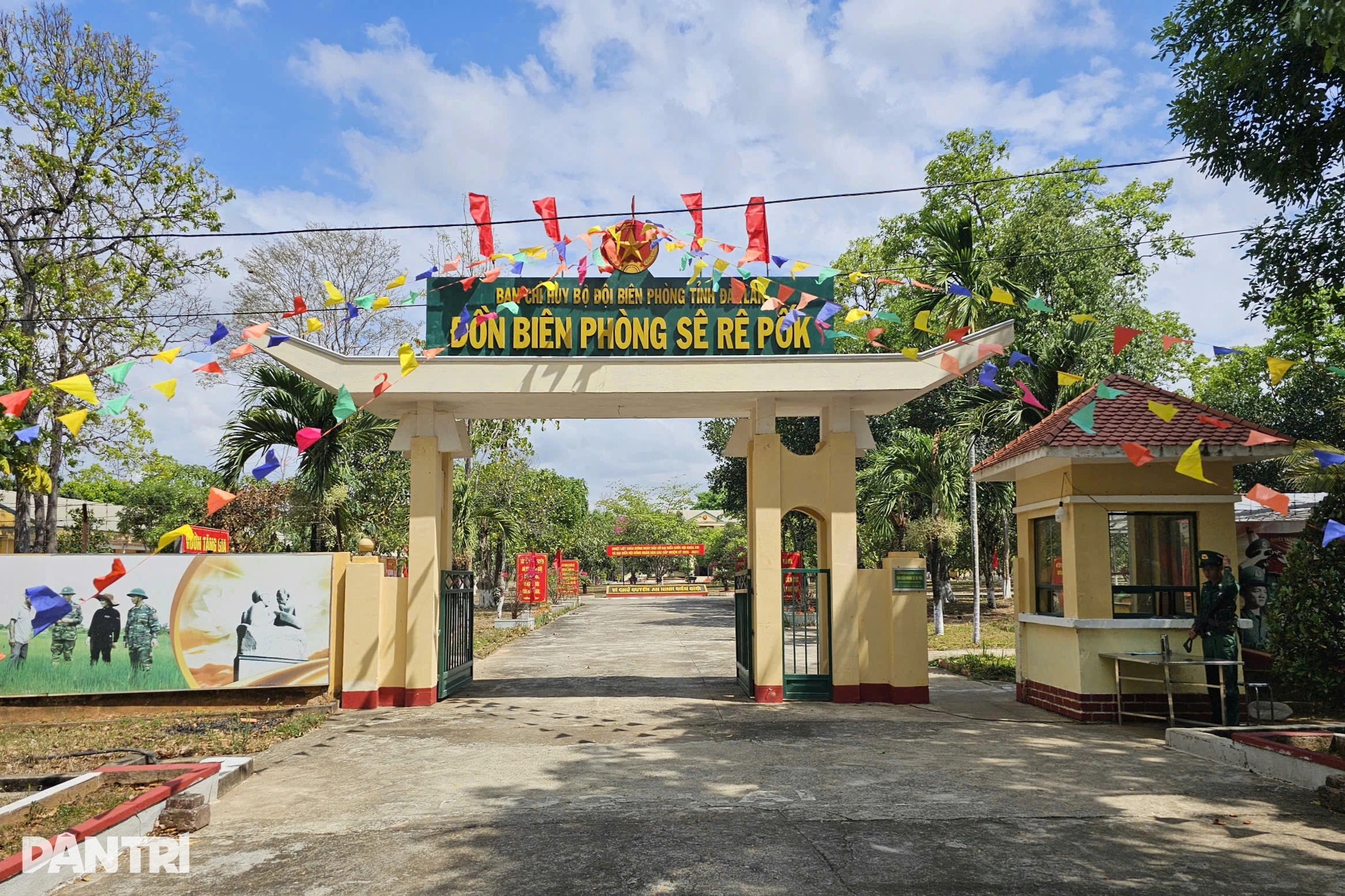 Bầu cử sớm ở đồn biên phòng giáp Campuchia